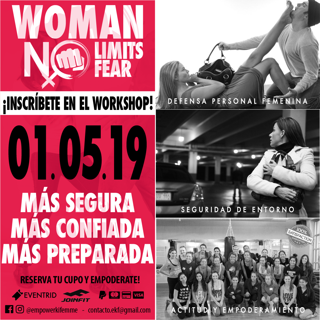 WORKSHOP » WOMEN NO LIMITS » 01- 05 -2019